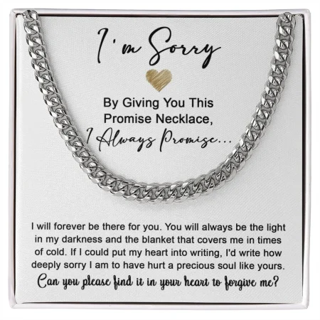 Sorry My Man - Be The Light | Cuban Link Chain