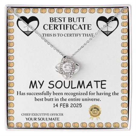 Soulmate Love Certificate - Best Butt