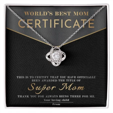 Mom-Best Mom Certificate