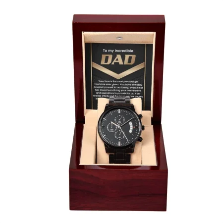Dad-Most Precious Gift-Metal Chronograph Watch