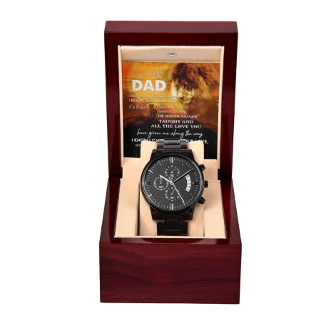 Dad-Repay Your Love-Metal Chronograph Watch