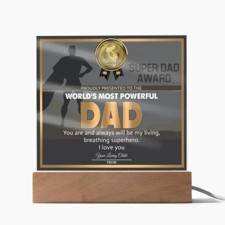 Dad-Super Dad Award-Acrylic