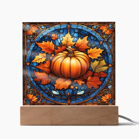 Stained Glass Pumpkin Thankgivings-Acrylic