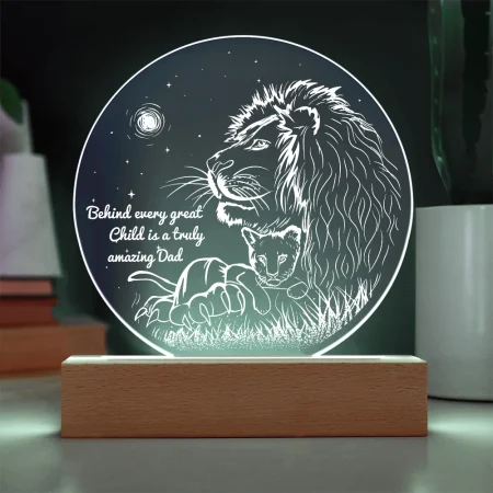 Dad-Amazing Dad-Circle Acrylic